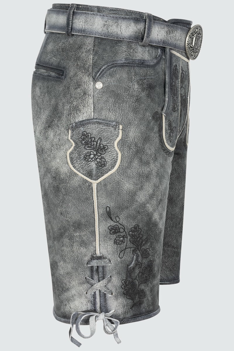 Lederhose Okko mit Gürtel