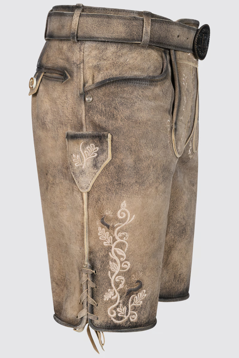 Kruger Men's Lederhosen "Melo" light brown