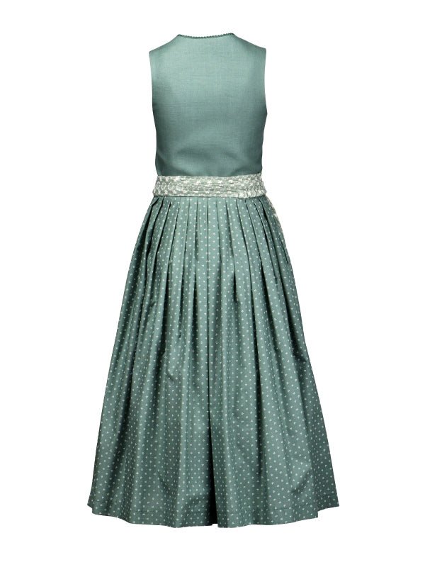 Dirndl mit Leinenoberteil und Baumwollrock