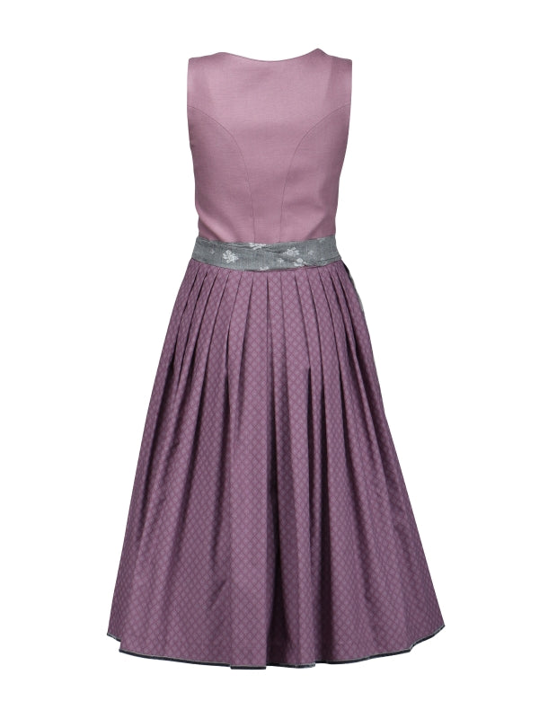 Berwin Long Dirndl 2pcs. 70cm "Liesel" berry
