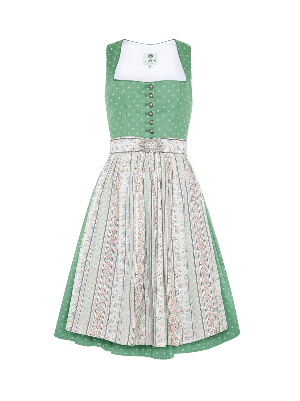 Berwin Long Dirndl 2pcs. 70cm "Klara" green (36)