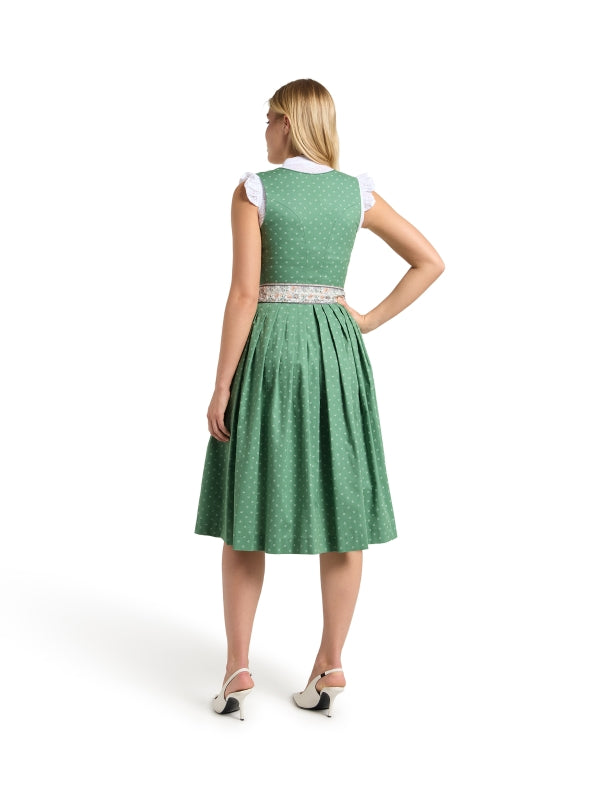 Berwin Long Dirndl 2pcs. 70cm "Klara" green (36)