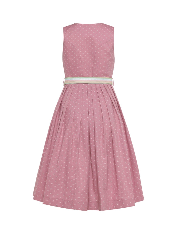 Berwin Long Dirndl 2pcs. 70cm "Rosi" pink
