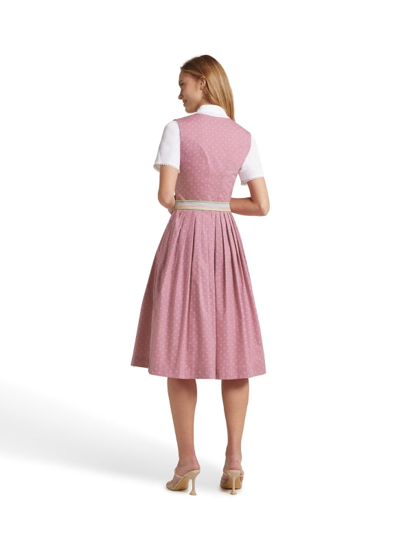 Berwin Long Dirndl 2pcs. 70cm "Rosi" pink