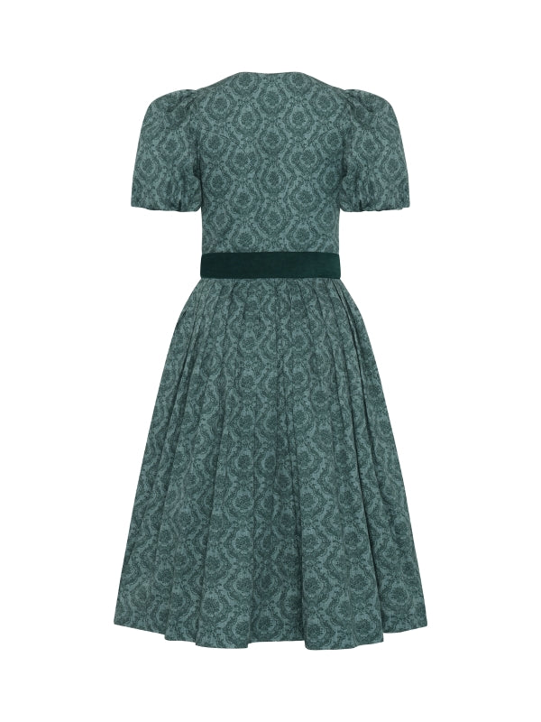 Berwin & Wolff Long Dirndl 2pcs. 75cm "Liesl" Green