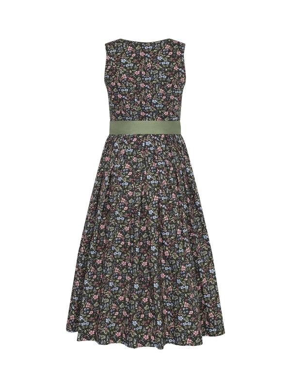 Berwin Maxi Dirndl 2pcs. 75cm "Jule" olive green