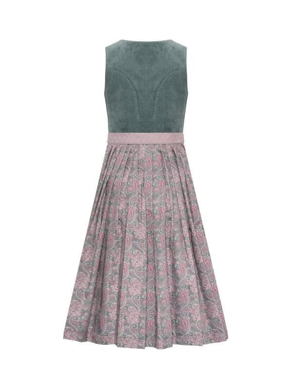Berwin Long Dirndl 2pcs. 75cm "Lexi" sage