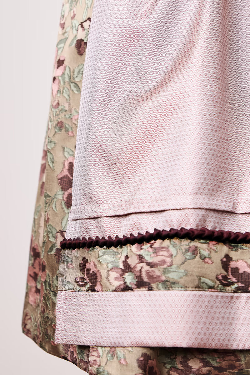 Kruger Midi Dirndl 2pcs. 60cm "Gianna" pink (36)