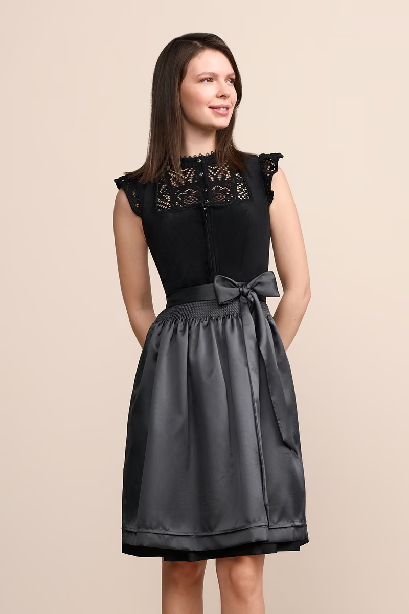 (new) Kruger Midi Dirndl 2pcs. 60cm "Calista" black