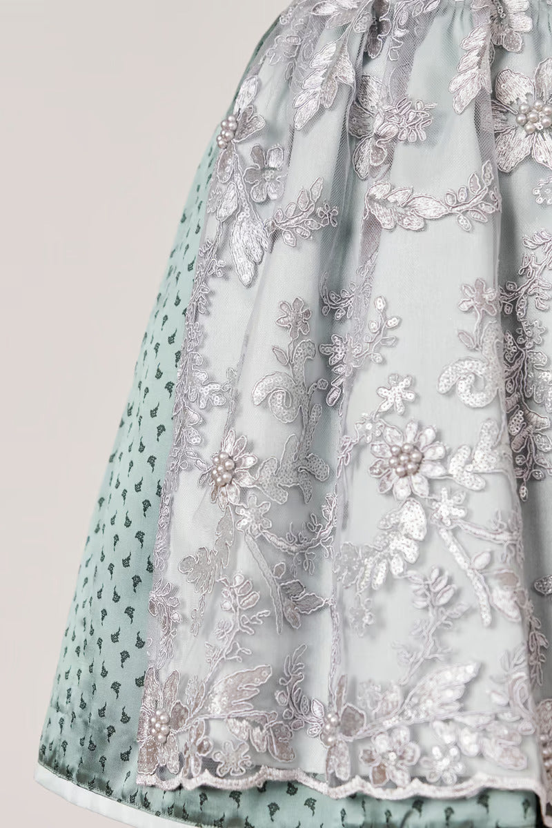 Kruger Midi Dirndl 2pcs. 60cm "Hira" green