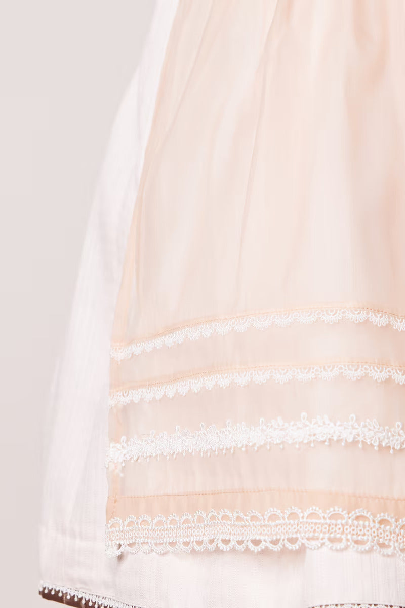 Kruger Mini Dirndl 2pcs. 50cm "Laticia" pink (38)