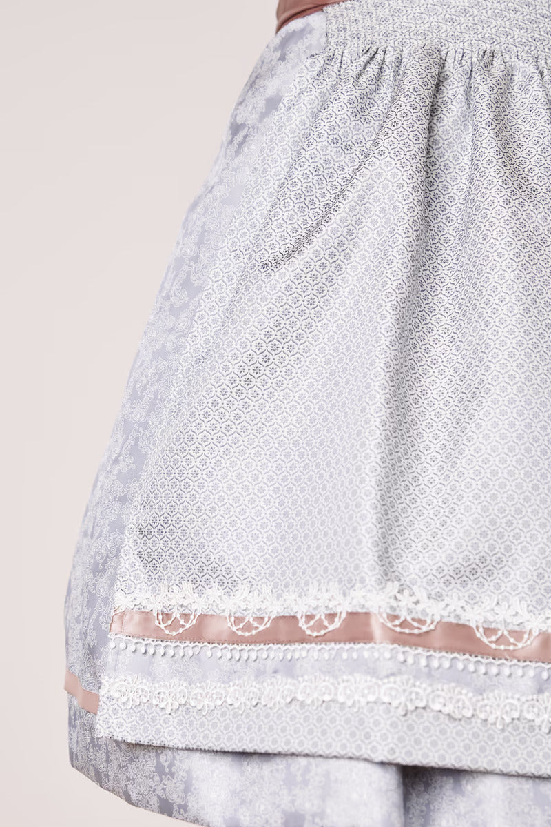 Kruger Mini Dirndl 2pcs. 50cm "Anelli" gray (36,44)