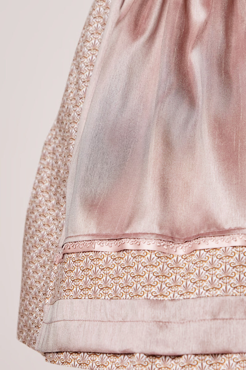Kruger Midi Dirndl 2pcs. 60cm "Leonita" Pink (38)