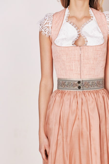 Julia Trentini Marta Dirndl, Rose — 60cm Midi