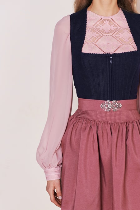 Julia Trentini Jolita Dirndl, Blue — 60cm Midi