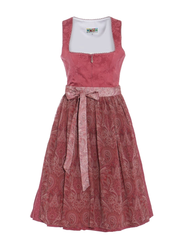 Berwin Long Dirndl 2pcs. 70cm "Doris" red
