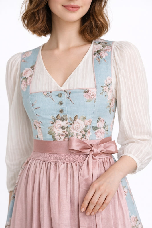 Berwin 3/4 Sleeve Dirndl Blouse "Cali" ecru