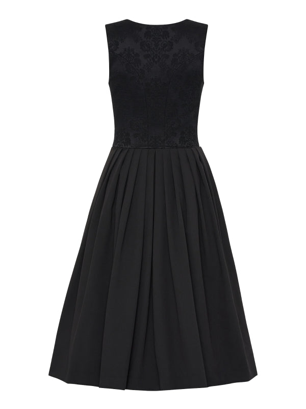 Berwin Long Dirndl 1 pc. 70cm "Ruby" black
