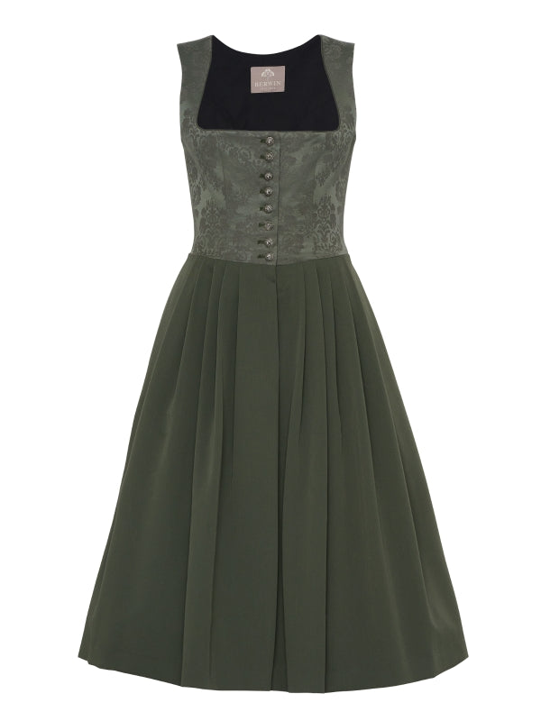 Berwin Long Dirndl 1 pc. 70cm "Ruby" green