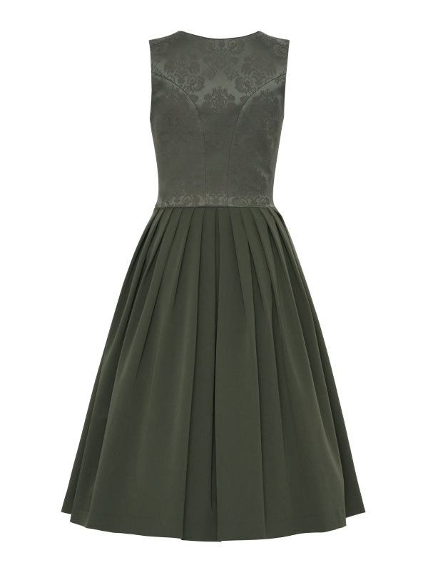 Berwin Long Dirndl 1 pc. 70cm "Ruby" green