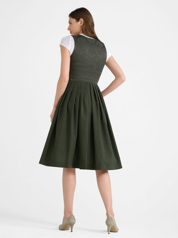Berwin Long Dirndl 1 pc. 70cm "Ruby" green