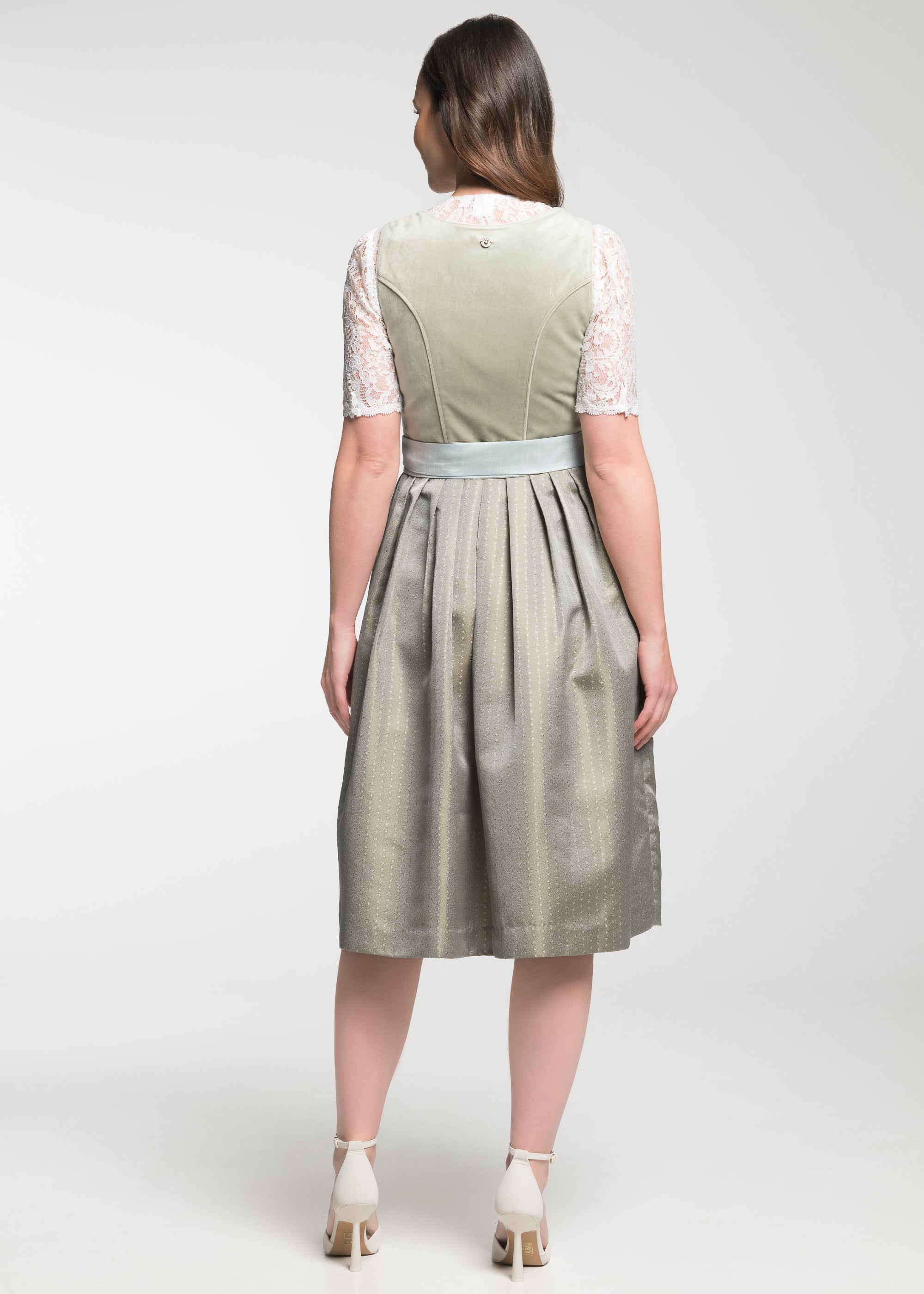 Spieth & Wensky Dirndl Velvet 70cm "Dune"(46,48,50,52) closeout