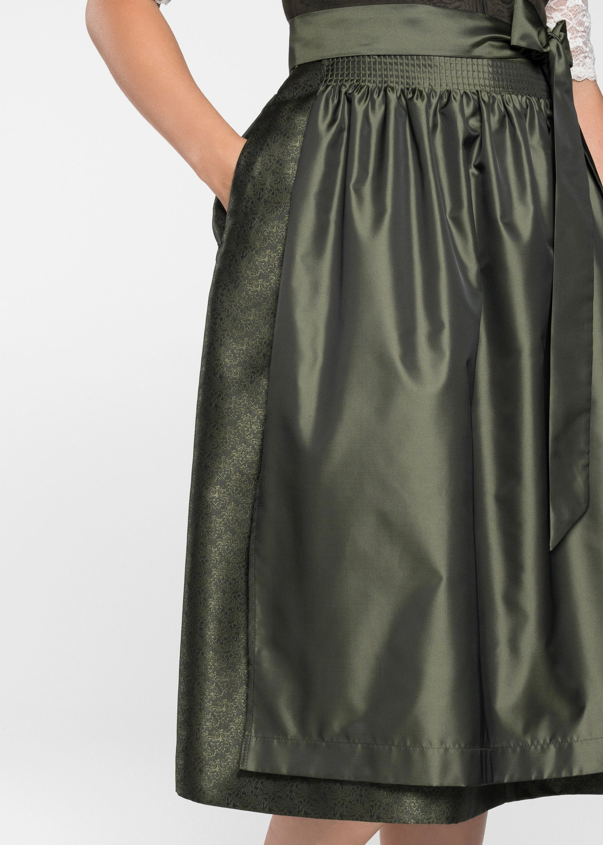 Spieth & Wensky Long Dirndl 2pcs. 70cm "Felina" olive