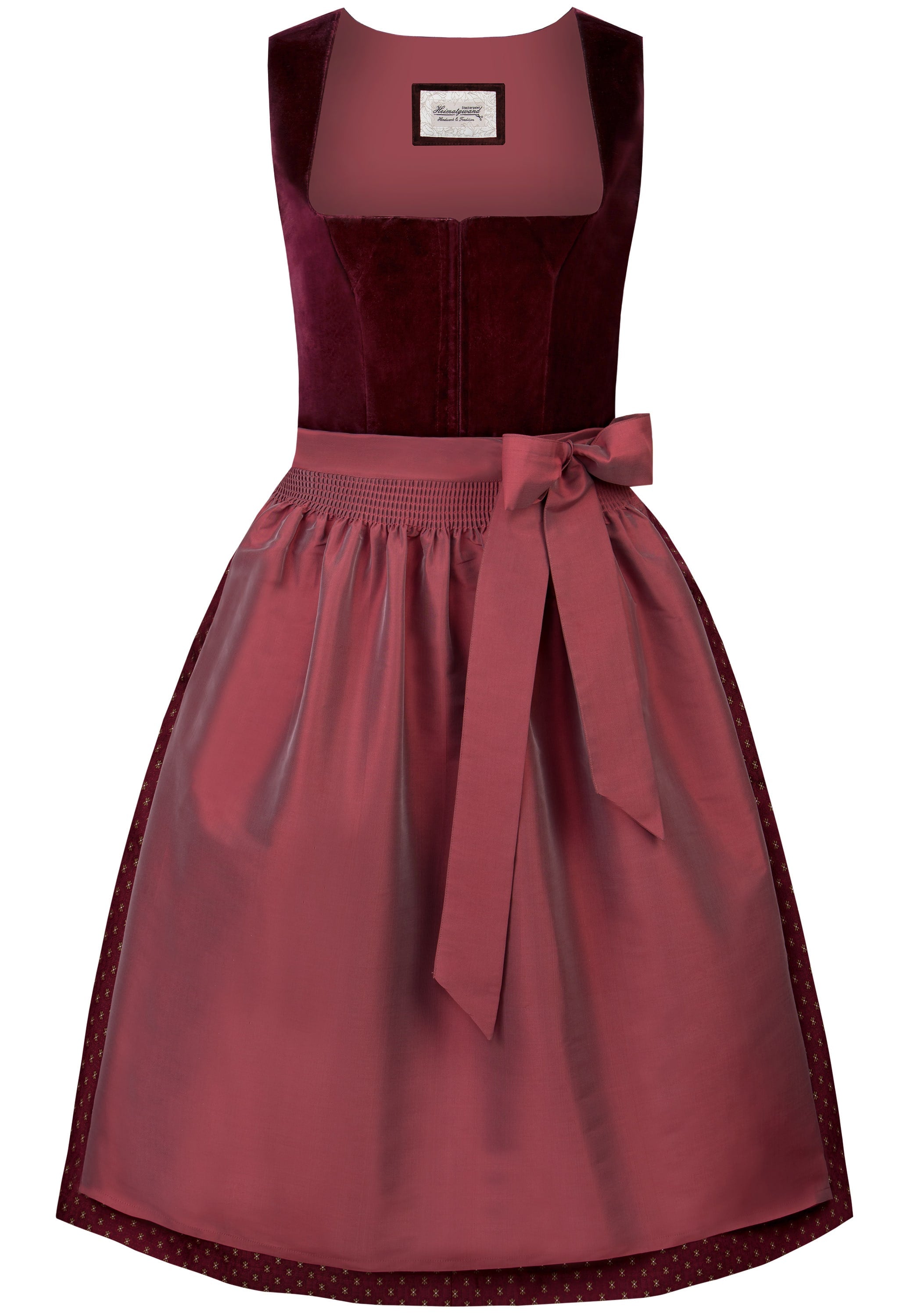 Stockerpoint Long Dirndl 2pcs. 70cm "Aurora" Velvet (4) Color Options