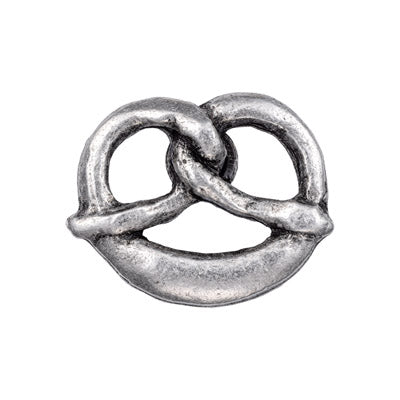 Pretzel Old Silver Hat Pin