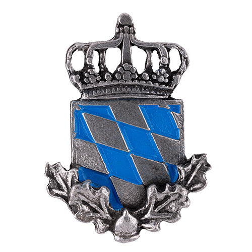 Bavarian coat of arms decorated with old silver
