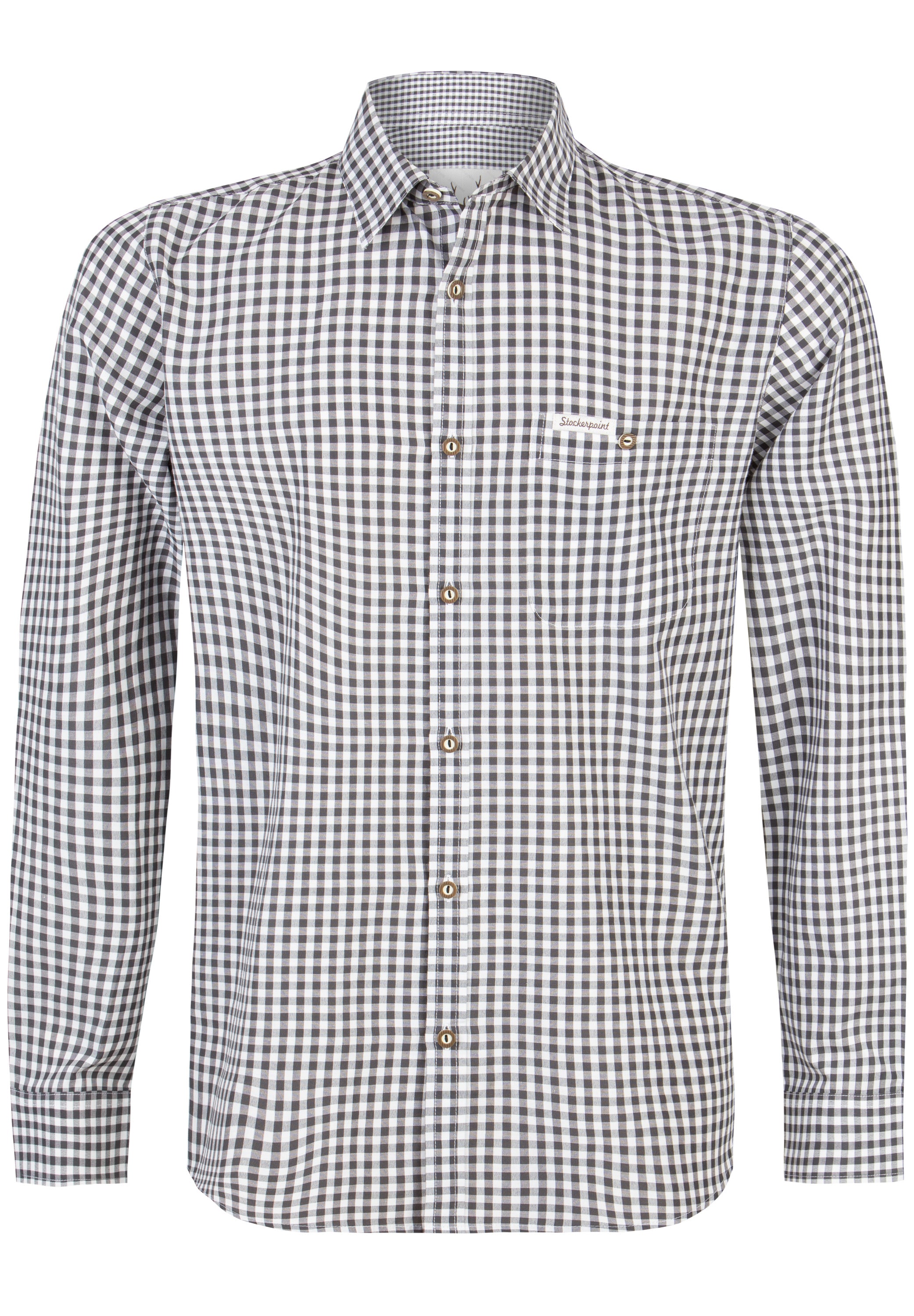 Stockerpoint Traditional Campos3 "anthracite" Long Sleeve Shirt (discontinued)