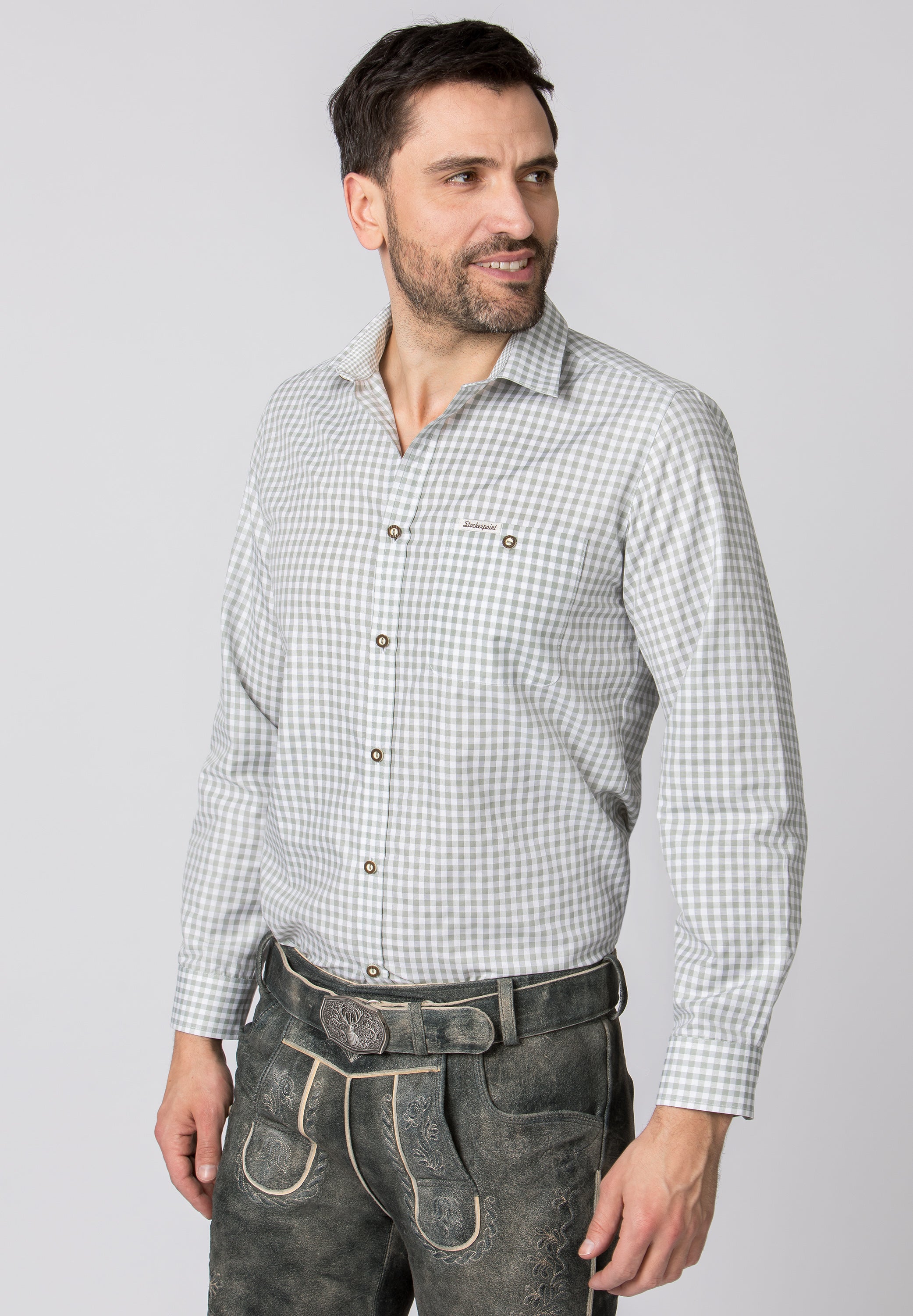 Stockerpoint Traditional Campos3 "Sage" Long Sleeve Shirt (discontinued)