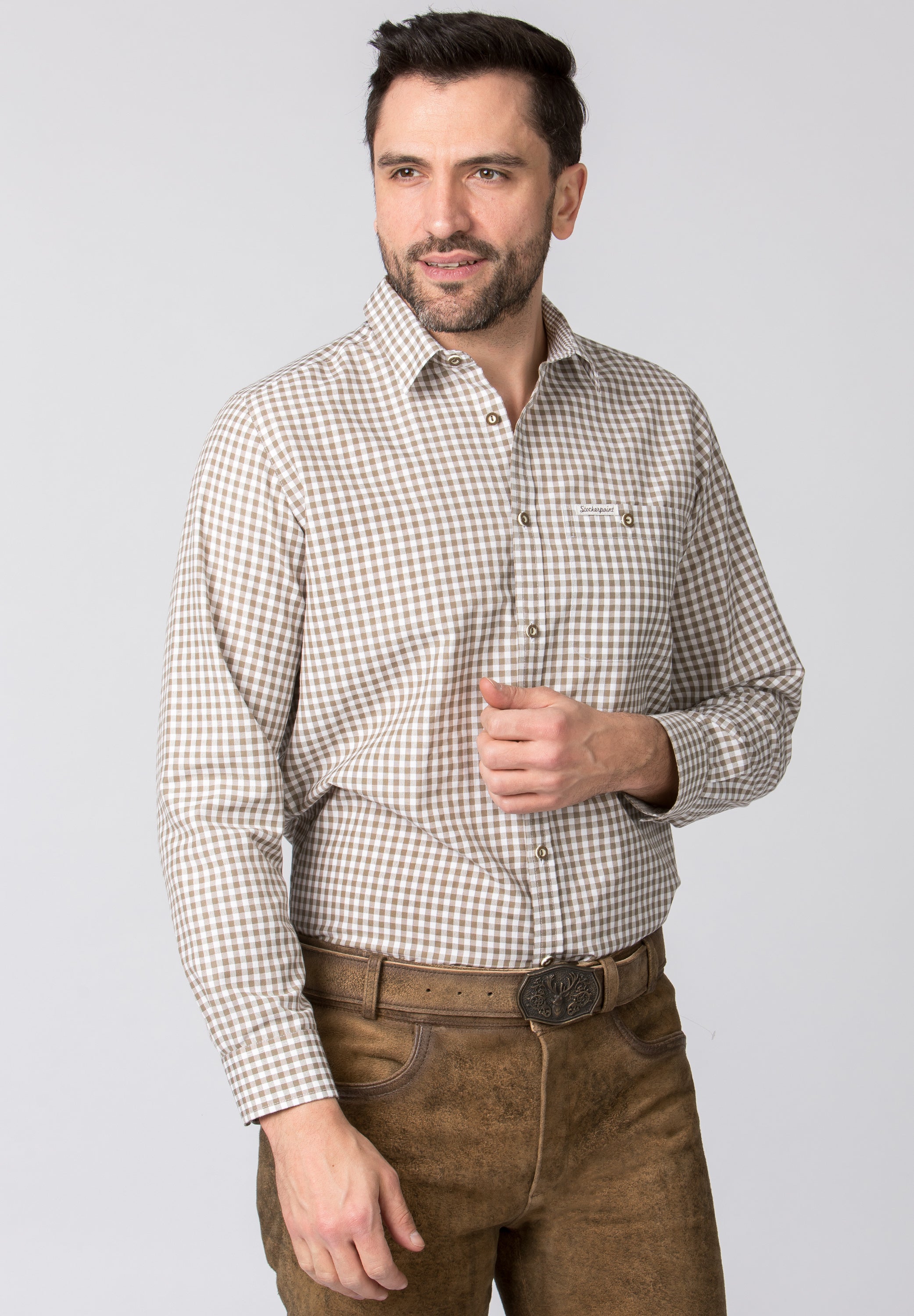 Stockerpoint Traditional Campos3 "Moss Green" Long Sleeve Shirt (discontinued)