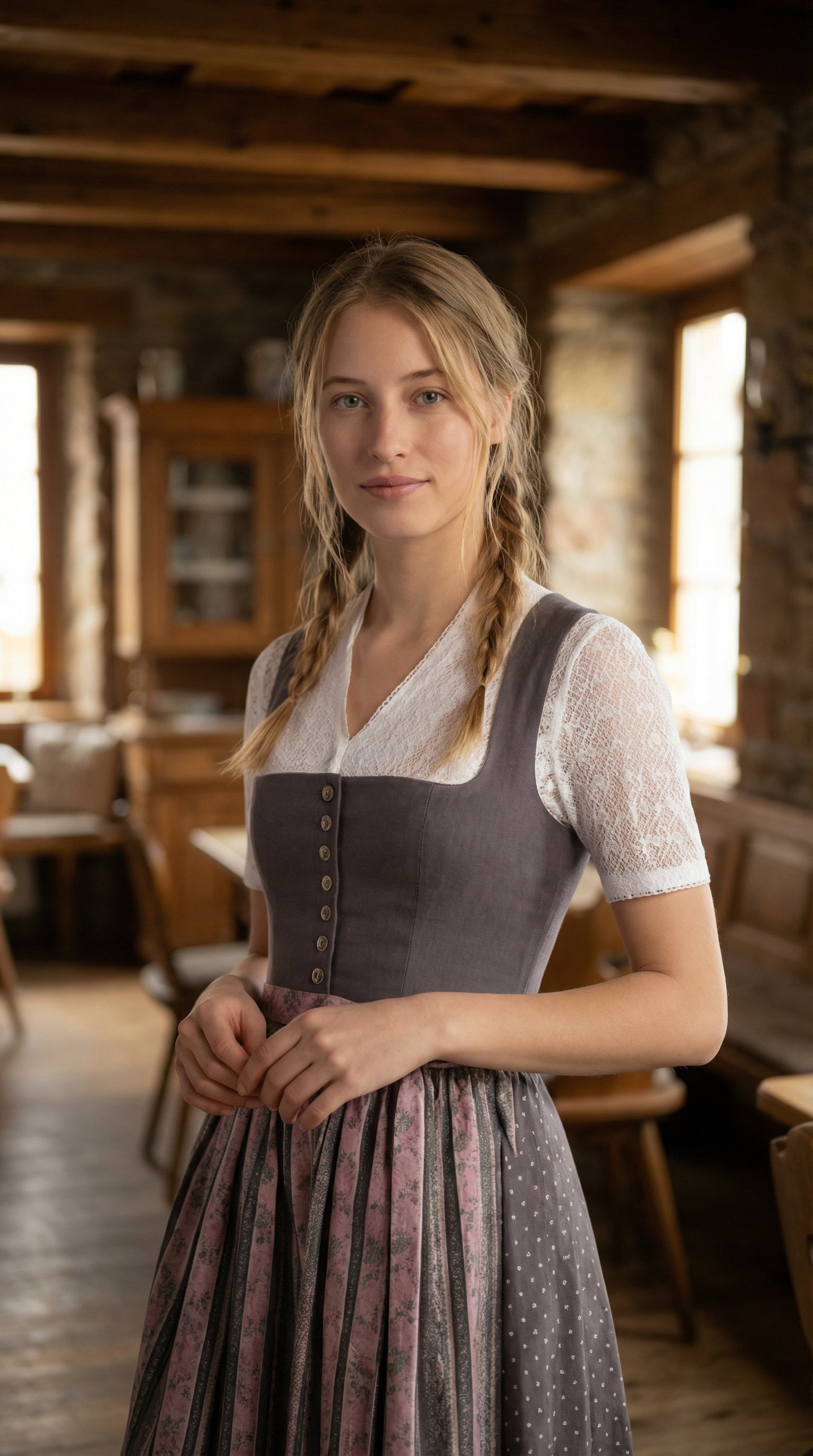 dirndl midi dress Midi Dirndl 60-65cm | Authentic Bavarian Midi Dirndls