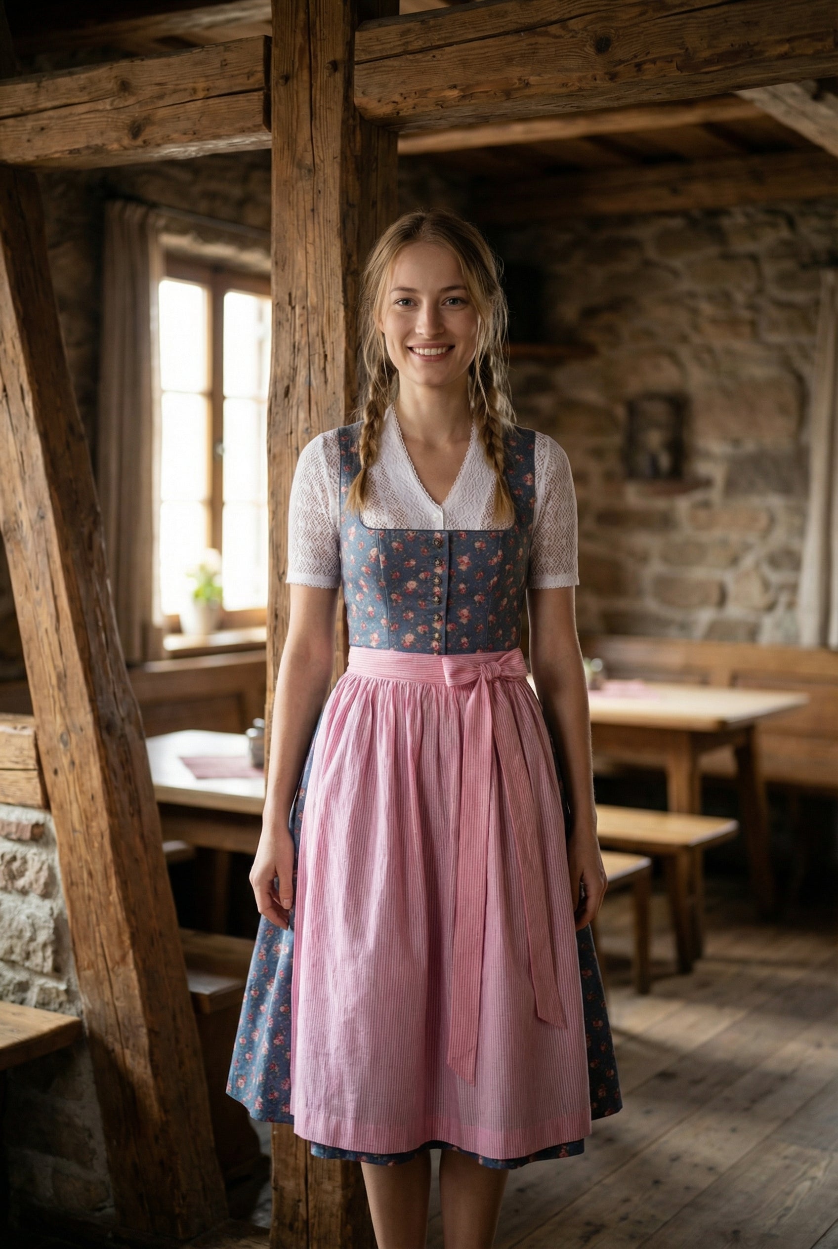 dirndl maxi dress Berwin Maxi Dirndl 2pcs