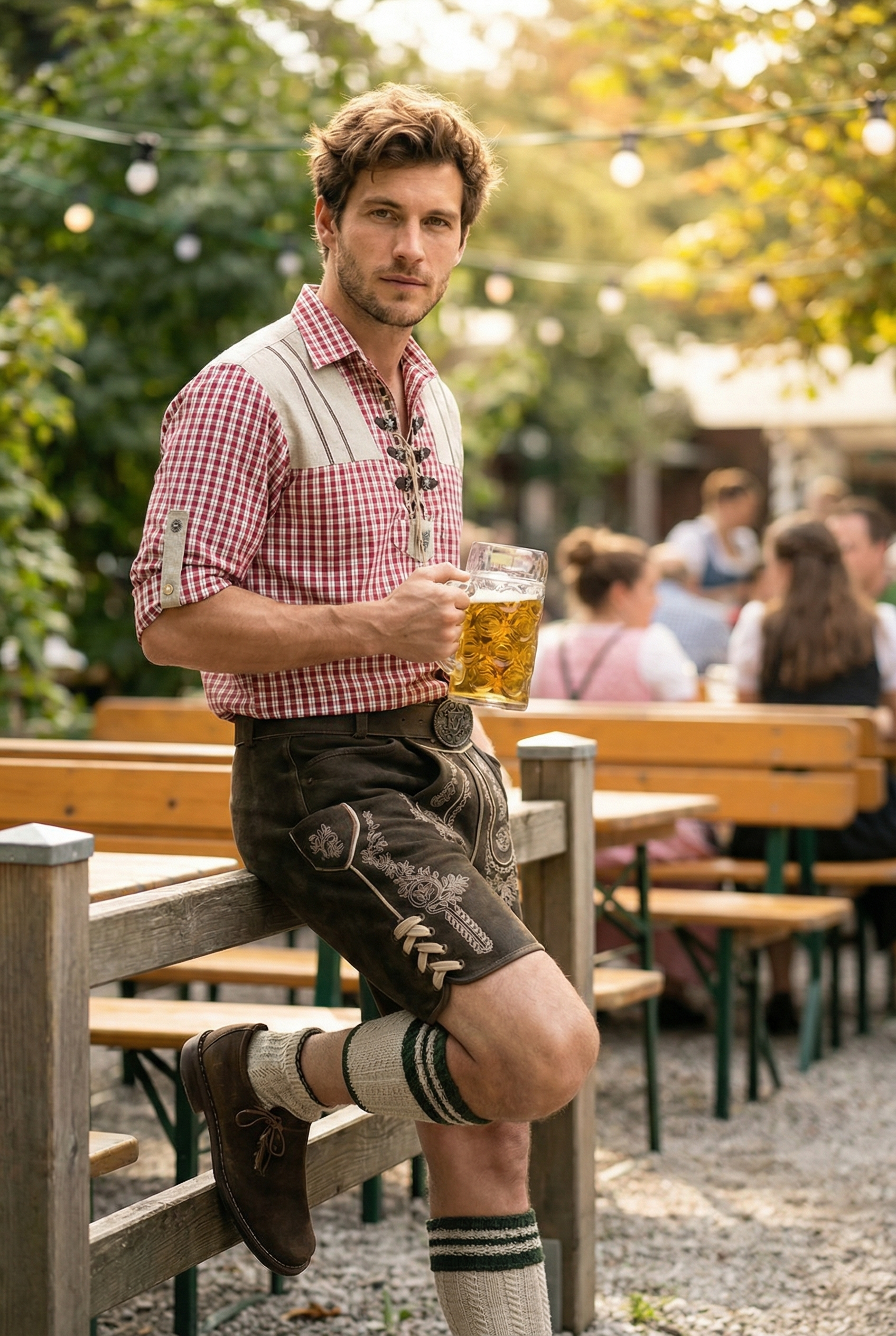 OS Trachten Men's Long Sleeve Regular Fit Shirt "Bergheim" red CA Dirndl Haus OS Trachten Men's Long Sleeve Regular Fit Shirt "Bergheim" red CA Dirndl Haus