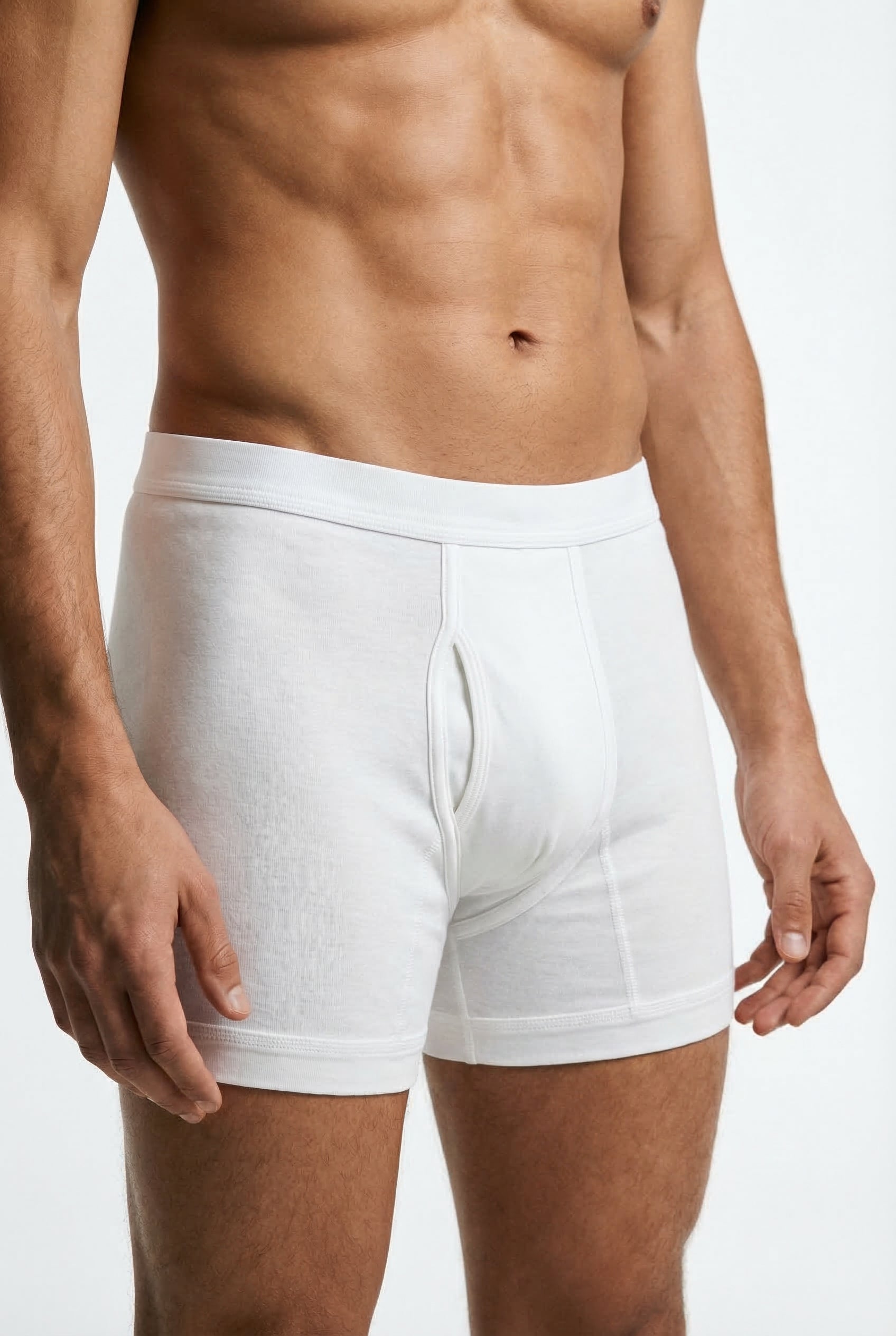 Trigema Premium Organic Cotton Fine Rib Boxer Briefs