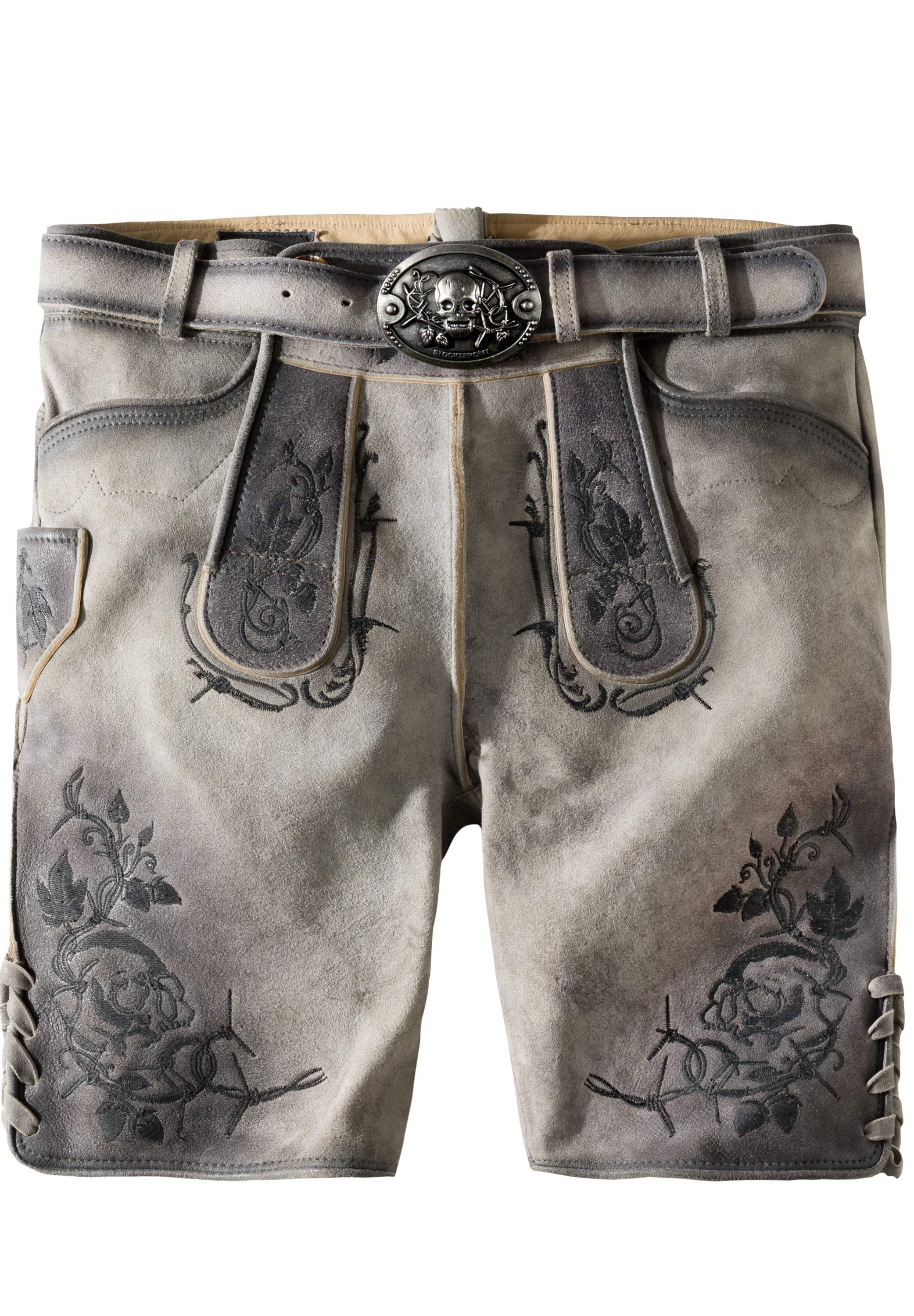 Men's Lederhosen Kramer Vintage Smoked Washed (58) closeout