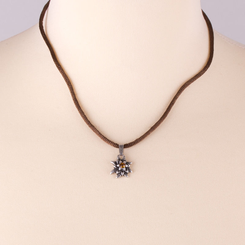 Girls Necklace with Edelweiss