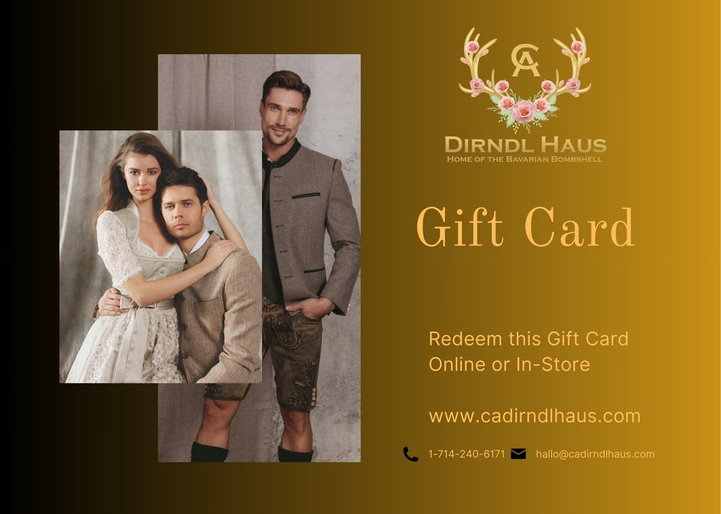 CA Dirndl Haus Gift Cards