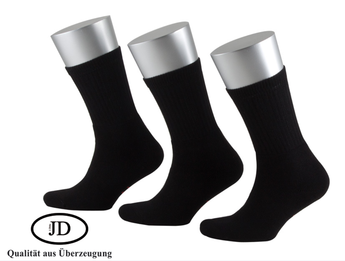 Men's Work Socks "pack of 3" Black
