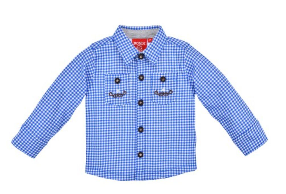 Boys Blue Long Sleeve Shirt