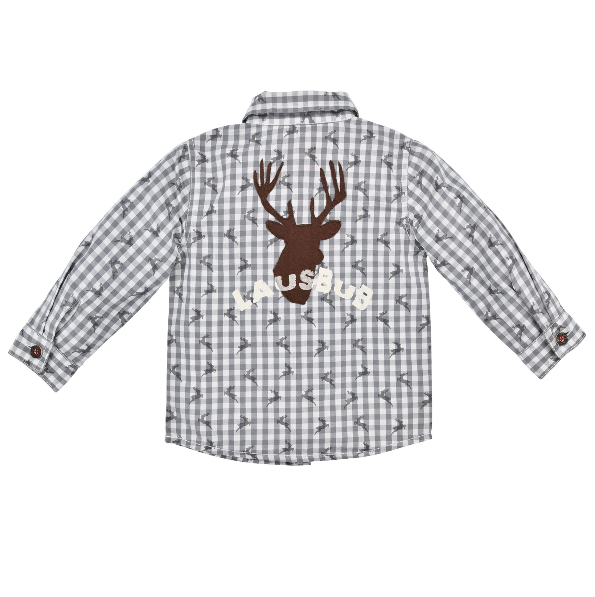 Boys Grey Long Sleeve Shirt
