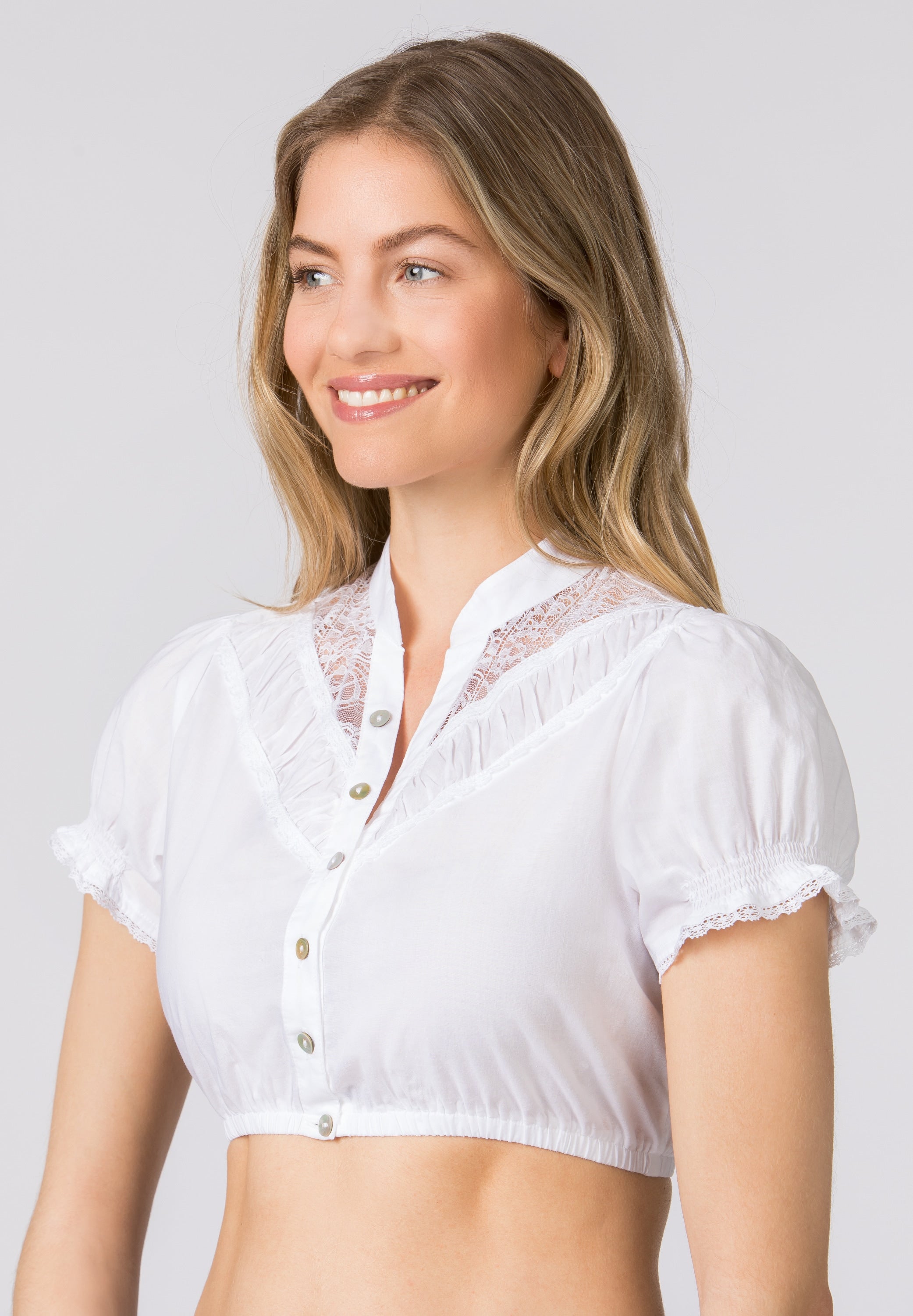 Noble Blouse B4020 White (closeout) size 36