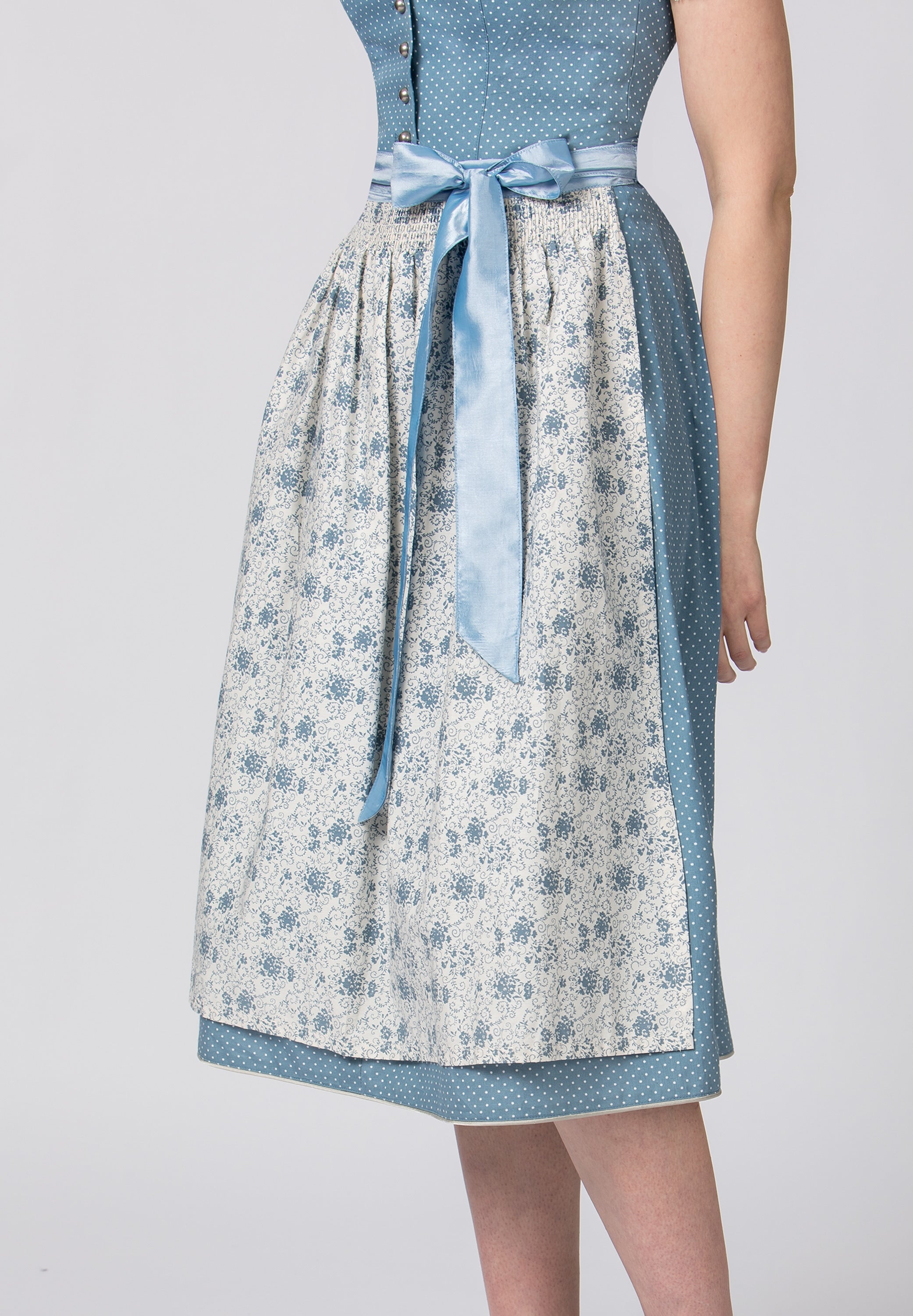Stockerpoint Long Dirndl 2 pcs. 70 cm "Edonita" Blue